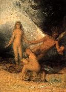 Francisco de Goya Boceto de la Verdad, oil on canvas